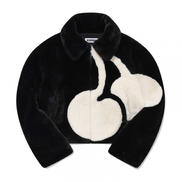 KIRSH Big Cherry Faux Fur Jumper - Picture 2 of 4